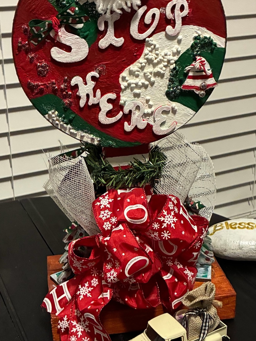 Santa STOP HERE! HO! HO! HO!